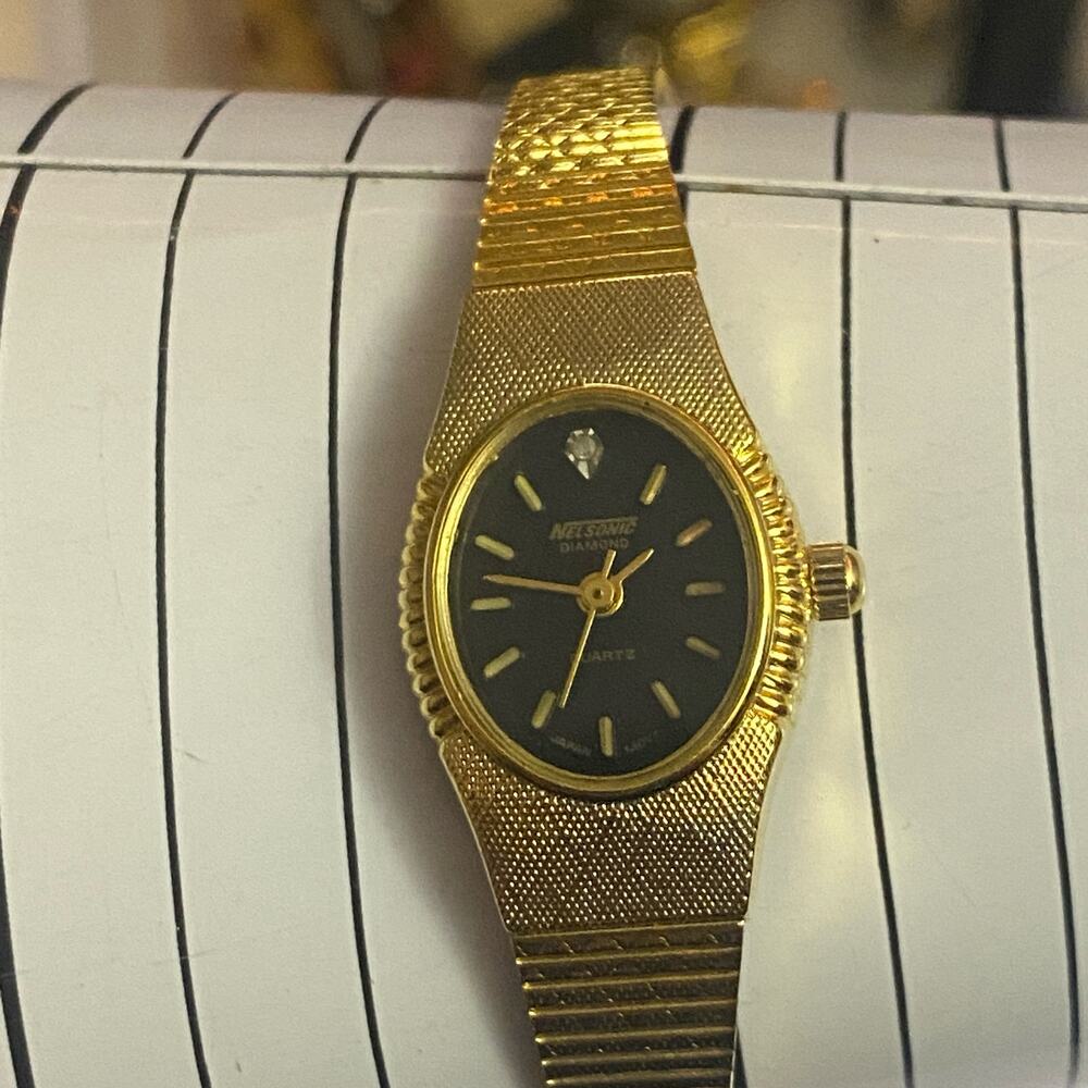 Gold Mesh Women's Watch